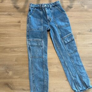 A&F 90s Straight Ultra High Rise